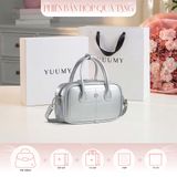  Hộp quà tặng túi đeo chéo nữ Yuumy YN303 Màu Bạc 