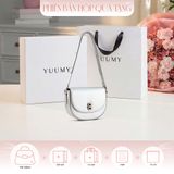  Hộp quà tặng túi đeo chéo nữ Yuumy YN306 Màu Bạc 