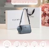  Hộp quà tặng túi đeo chéo nữ Yuumy YN311 Màu Đen ngọc trai 