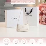  Hộp quà tặng túi đeo vai nữ Yuumy YN313 Màu Trắng ngọc trai 