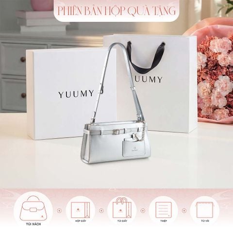 Hộp quà tặng túi đeo vai nữ Yuumy YN321 Màu Bạc
