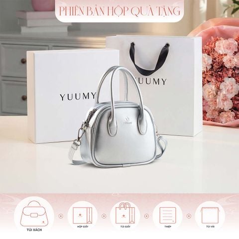 Hộp quà tặng túi đeo chéo nữ Yuumy YN325 Màu Bạc