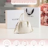  Hộp quà tặng túi đeo chéo nữ Yuumy YN325 Màu Trắng ngọc trai 