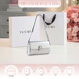  Hộp quà tặng túi đeo vai nữ Yuumy YN329 Màu Bạc 