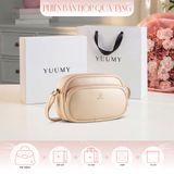  Hộp quà tặng túi đeo chéo nữ Yuumy YN330 Màu Kem 