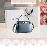  Hộp quà tặng túi đeo chéo nữ Yuumy YN336 Màu Đen ngọc trai 