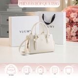  Hộp quà tặng túi đeo chéo nữ Yuumy YN343 Màu Trắng 