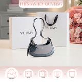  Hộp quà tặng túi đeo vai nữ Yuumy YN345 Màu Đen ngọc trai 