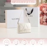  Hộp quà tặng túi đeo vai nữ Yuumy YN353 Màu Trắng 