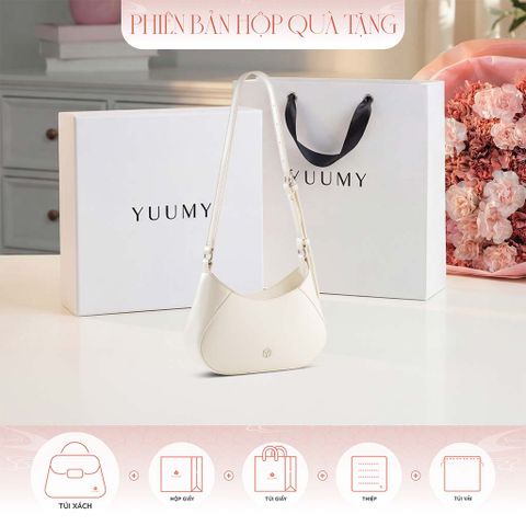 Hộp quà tặng túi đeo vai nữ Yuumy YN360 Màu Trắng