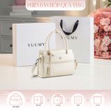  Hộp quà tặng túi xách nữ Yuumy YTX101 Màu Trắng ngọc trai 