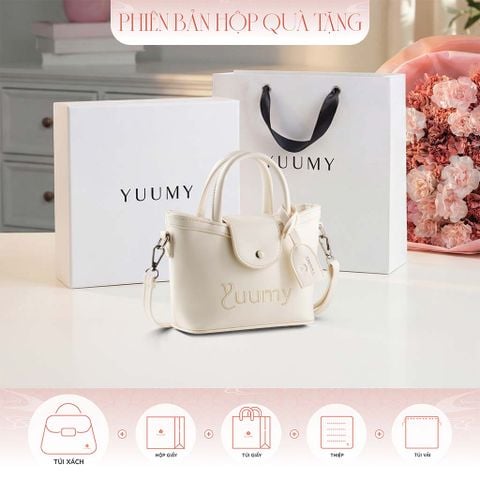 Hộp quà tặng túi xách nữ Yumy YTX113 Màu Trắng