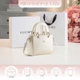  Hộp quà tặng túi xách nữ Yuumy YTX24 Màu Trắng Ngọc trai 