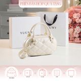  Hộp quà tặng túi xách nữ Yuumy YTX90 Màu Trắng Ngọc trai 