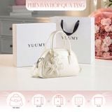  Hộp quà tặng túi xách nữ Yuumy YTX96 Màu Trắng ngọc trai 
