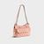 Túi Yuumy (Thời trang nữ da chần bông phối dây xích size 24 - Túi đeo chéo da Seasand YN241HP) màu hồng phấn