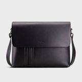  Túi Trita (Thời trang nam phối ngăn - Túi đeo chéo da RTN5D) màu đen 