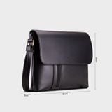  Túi Trita (Thời trang nam phối ngăn - Túi đeo chéo da RTN5D) màu đen 