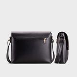  Túi Trita (Thời trang nam phối ngăn - Túi đeo chéo da RTN5D) màu đen 