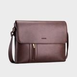  Túi Trita (Thời trang nam phối ngăn - Túi đeo chéo da RTN5N) màu nâu 