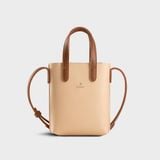  Túi Yuumy (Thời trang nữ dáng chữ nhật mini - Túi đeo chéo da Bergen YN305K) màu kem 