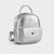 Balo Yuumy (Thời trang nữ mini phong cách dễ thương - Balo da Glossy YBA110BC) màu bạc