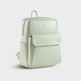  Balo Yuumy (Thời trang nữ phối ngăn cỡ trung - Balo da Seasand YBA109XN) màu xanh ngọc 