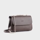  Túi Trita (Thời trang nữ kèm dây phối xích size 24 - Túi đeo chéo da RHN212N) màu nâu 