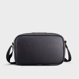 Túi Trita (Thời trang nam đa năng phối ngăn - Túi đeo chéo da RTN11D) màu đen 