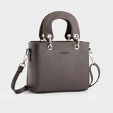  Túi Trita (Thời trang nữ quai bản to cỡ nhỏ - Túi xách da RTX24N) màu nâu 