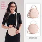  Hộp quà tặng túi đeo chéo nữ Yuumy YN261 Màu Hồng Dâu 