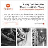  Hộp quà tặng túi đeo chéo nữ Yuumy YN286 Màu Đen Ngọc trai 