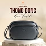  Hộp quà tặng túi đeo chéo nữ Yuumy YN330 Màu Đen 