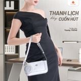  Hộp quà tặng túi đeo chéo nữ Yuumy YN346 Màu Bạc 