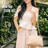  Hộp quà tặng túi đeo chéo nữ Yuumy YN280 Màu Hồng dâu 