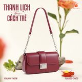  Hộp quà tặng túi đeo chéo nữ Yuumy YN316 Màu Đỏ 