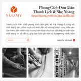  Hộp quà tặng túi đeo vai nữ Yuumy YN255 Màu Nâu Veins 