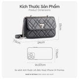  Hộp quà tặng túi đeo chéo nữ Yuumy YN279 Màu Đen 