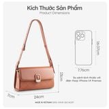  Hộp quà tặng túi đeo vai nữ Yuumy YN329 Màu Bạc 