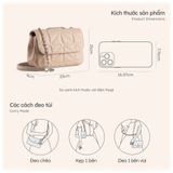  Hộp quà tặng túi đeo chéo nữ Yuumy YN212 Màu Đen 