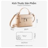  Hộp quà tặng túi đeo chéo nữ Yuumy YN291 Màu Kem 