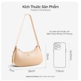  Hộp quà tặng túi đeo vai nữ Yuumy YN358 Màu Kem 