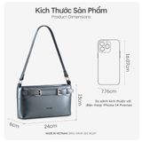  Hộp quà tặng túi đeo vai nữ Yuumy YN333 Màu Trắng ngọc trai 