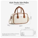  Hộp quà tặng túi đeo chéo nữ Yuumy YN303 Màu Đen Ngọc trai 