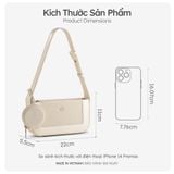  Hộp quà tặng túi đeo chéo nữ Yuumy YN346 Màu Bạc 