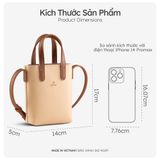  Hộp quà tặng túi đeo chéo nữ Yuumy YN305 Màu Nâu 