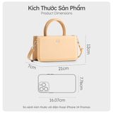  Hộp quà tặng túi đeo chéo nữ Yuumy YN288 Màu Kem 