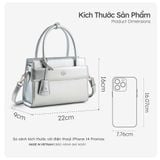  Hộp quà tặng túi xách nữ Yuumy YTX101 Màu Đen ngọc trai 