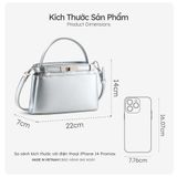  Hộp quà tặng túi đeo chéo nữ Yuumy YN336 Màu Bạc 