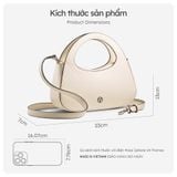  Hộp quà tặng túi đeo chéo nữ Yuumy YN285 Màu Trắng Ngọc trai 